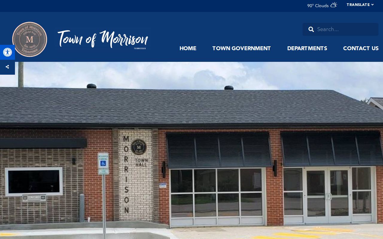 Morrison Warren County arrest record municipal contact official town page